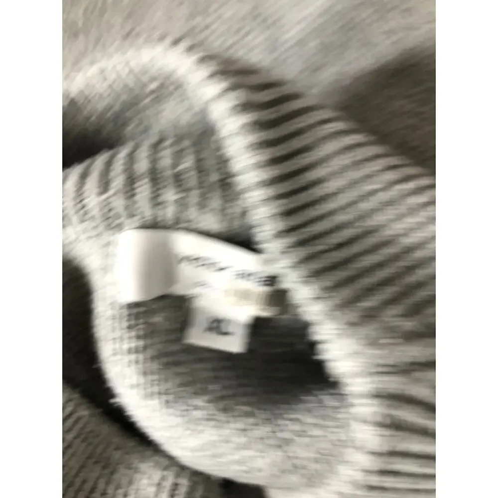 Victor Alfaro Mock Neck Sweater Oversized Gray XL